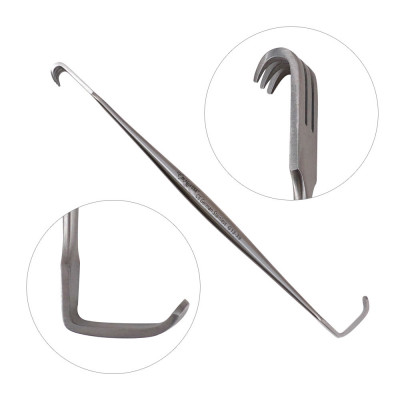 Senn Miller Retractor 3 Prongs Blunt 6 1/4 inch