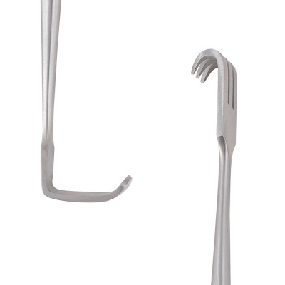 Senn Miller Retractor 3 Prongs Blunt 6 1/4"
