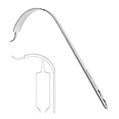 Hohmann Retractor 13" 25mm  Bent