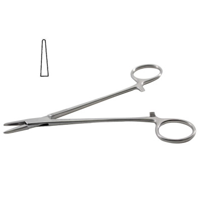 Halsey Needle Holder 5" Smooth Jaws