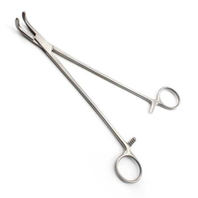 Heaney Needle Holder Curved  8 1/4 inch