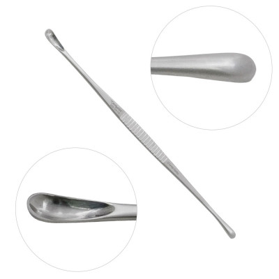 Gall Bladder Cystotomy Spoon 9 1/2 inch Double Ended 7mm / 9mm