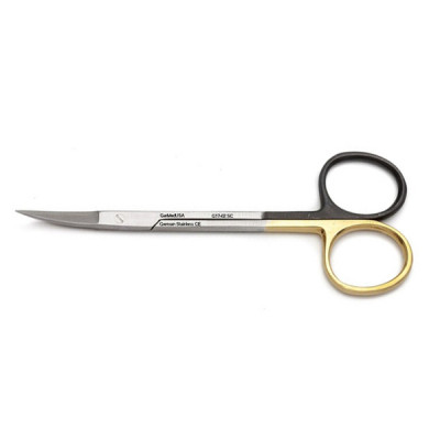 Iris Scissors Curved 4 1/2 inch - Sharp Tips