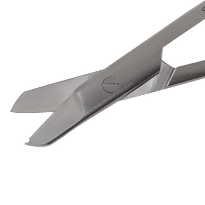 Wire Cutting Scissors 6 1/4" TC max .035" (0.9mm) With Notch