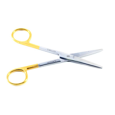 Mayo Dissecting Scissors 5 1/2 inch, Straight, Tungsten Carbide Insert Blades, Left Hand