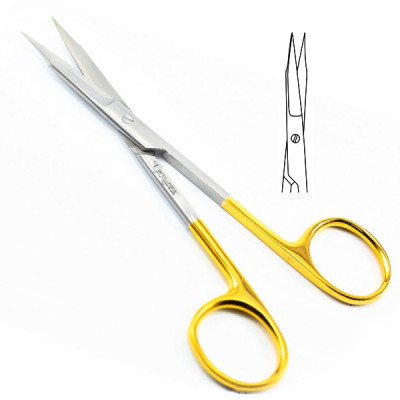 Goldman Fox Scissors 5" Straight Tungsten Carbide