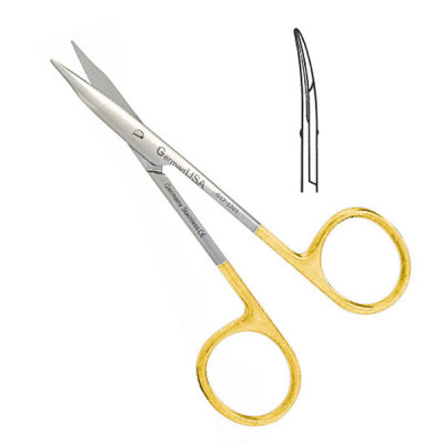 Stevens Tenotomy Scissors Curved 4 1/4 inch - Tungsten Carbide