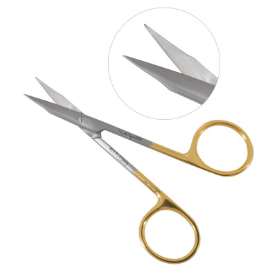 Stevens Tenotomy Scissors Curved 4 1/4 inch - Tungsten Carbide