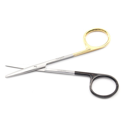 Super Sharp Strabismus Scissors 4 1/4 inch Straight - Tungsten Carbide