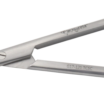 Super Sharp Strabismus Scissors 4 1/4" Straight - Tungsten Carbide
