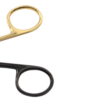 Super Sharp Strabismus Scissors 4 1/4" Straight - Tungsten Carbide