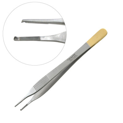 Adson Tissue Forceps 1x2 Teeth 6 inch Tungsten Carbide