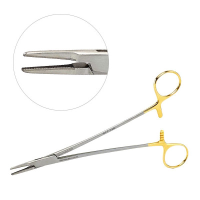 French Eye Ryder Needle Holder Tungsten Carbide 9 inch