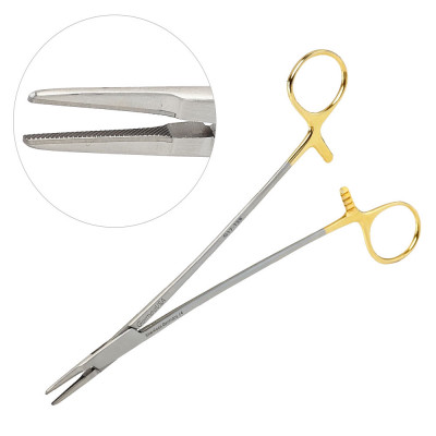 French Eye Ryder Needle Holder Tungsten Carbide 9 inch