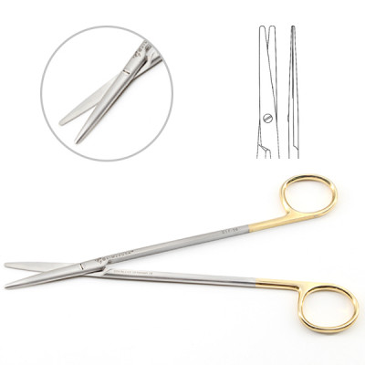 Metzenbaum Scissors Straight 7 inch Tungsten Carbide