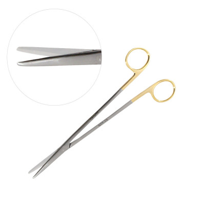 Metzenbaum Scissors  Straight  8 inch  Tungsten Carbide