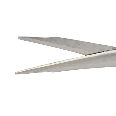 Stevens Tenotomy Scissors Curved with Blunt Tips 5 1/2", Tungsten Carbide, Super Sharp, Gold and Black Rings