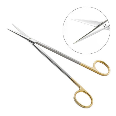 Metzenbaum Scissors Straight 7" Sharp Sharp - Tungsten Carbide