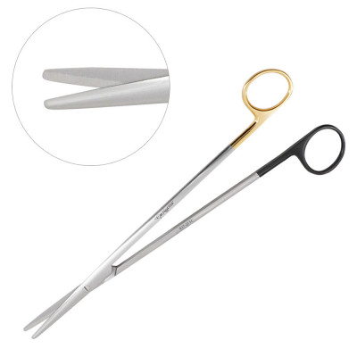 Metzenbaum Scissors Straight 14 1/2 inch Tungsten Carbide - Super Sharp