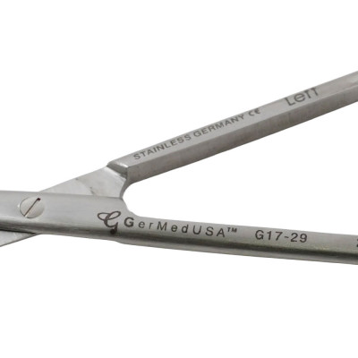 Metzenbaum Scissors 5 3/4" Straight Tungsten Carbide Insert Blades - Left Hand