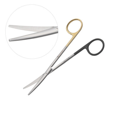 Super Sharp Metzenbaum Scissors Delicate Curved 5 1/2 inch - Tungsten Carbide