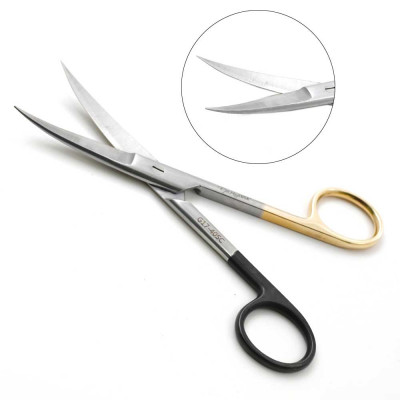 Operating Scissors Sharp Sharp Curved 4 1/2 inch Super Sharp - Tungsten Carbide
