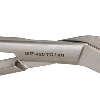 Lister Bandage Scissors 7 1/4" Angled - Tungsten Carbide Left Handed