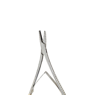 Mathieu Needle Holder 6 1/4" Tungsten Carbide Serrated