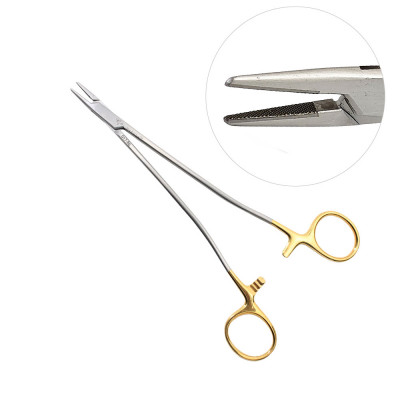 Sarot Needle Holder Serrated 7 1/2 inch Tungsten Carbide