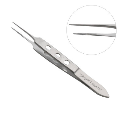Bishop Harmon Forceps 3 1/4 inch Serrated
