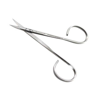 Stitch Scissors 3 3/4" Curved Fine Tips - Narrow Shoulder