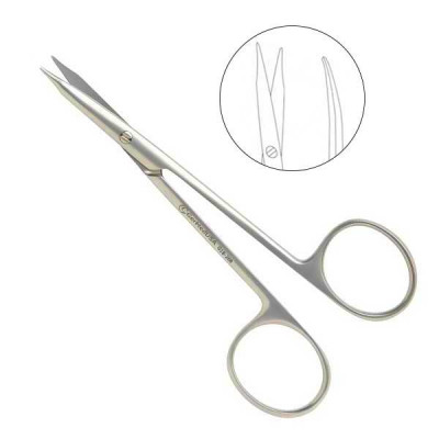 Stevens Tenotomy Scissors 4 1/2 inch Slender Style Slightly Curved With Blunt Tips