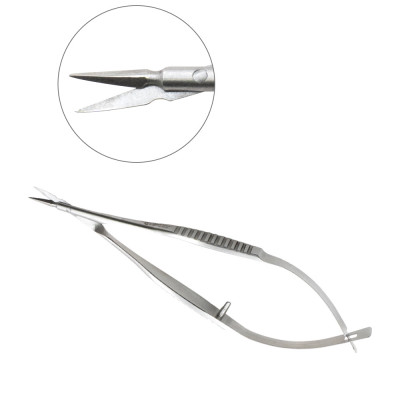 Vannas After Cataract Scissors  3 1/8 inch  Straight