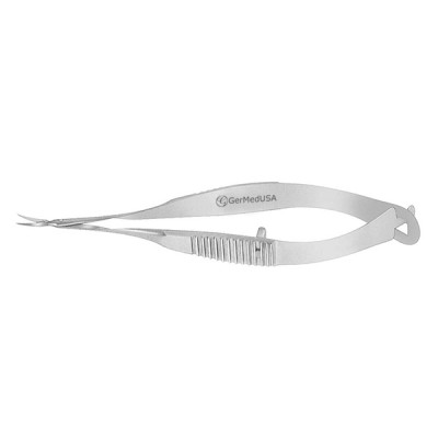 Vannas Scissors  Angled on Flat  3 1/8 inch