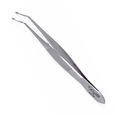 Arruga Capsule Forceps 4 inch Curved Standard