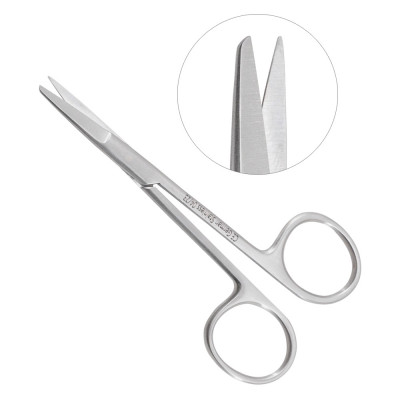 Knapp Iris Scissors 4" Straight - Sharp/Blunt