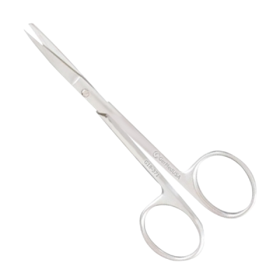 Knapp Iris Scissors Curved 4" Sharp/Blunt