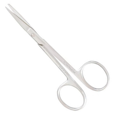 Knapp Iris Scissors Curved 4" Blunt/Blunt