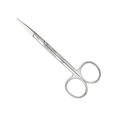 Iris Scissors 3 1/2 inch, Straight, Blunt Tips, Left Hand