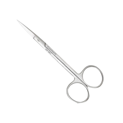 Iris Scissors 3 1/2", Straight, Blunt Tips, Left Hand