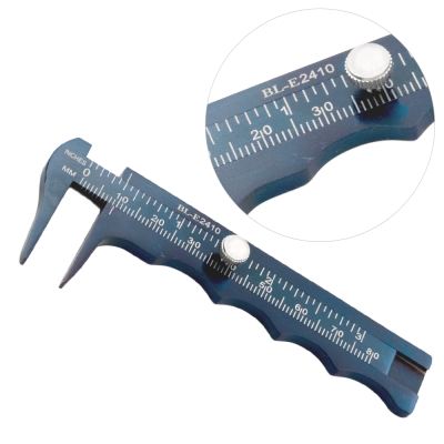 Jameson Caliper, 80 mm, 3 inch Scale 3.75 inch Blue