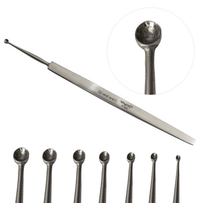 Meyhoefer Chalazion Curette 5 inch 0.5mm Size 000