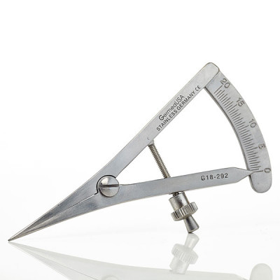 Castroviejo Caliper 3 1/2 inch Straight 0-20mm