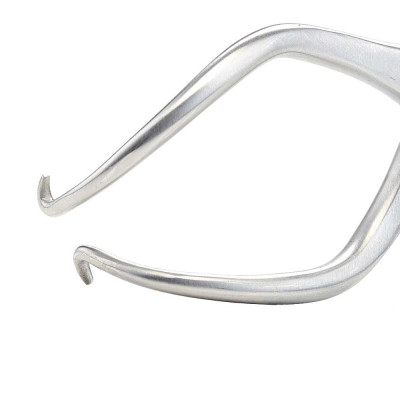 Small Stifle Retractor 5" With Crossover Tip Action