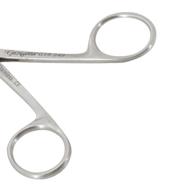 Micro Alligator Ear Forceps 3 1/4" Shaft Serrated 0.8mm