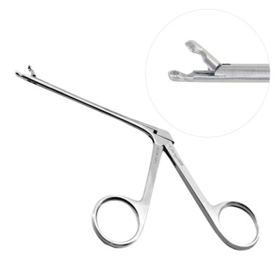 Hartman-Herzfeld Forceps, Cup Shape, 3 inch Shaft, 2mm Cup