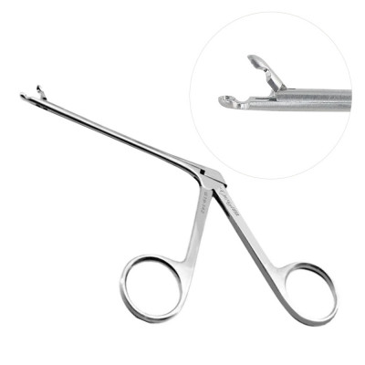 Hartman-Herzfeld Forceps, Cup Shape, 3 inch Shaft, 3mm Cup