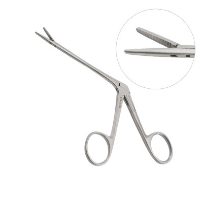 Alligator Forceps with Narrow Shaft 5 1/2 inch
