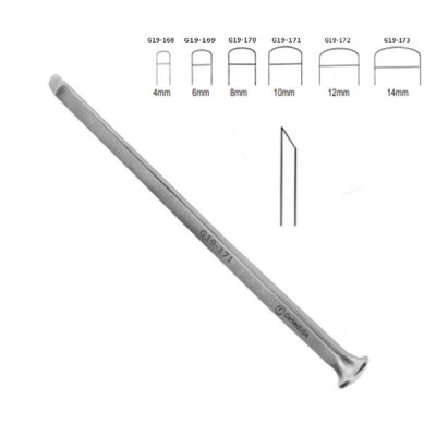 Alexander Chisel 7 inch Straight 8mm