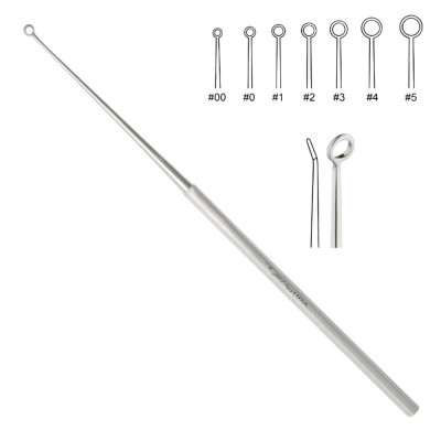 Buck Ear Curette 5 3/4 inch Angled Blunt Size 5